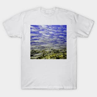 Silver Fish Wall T-Shirt